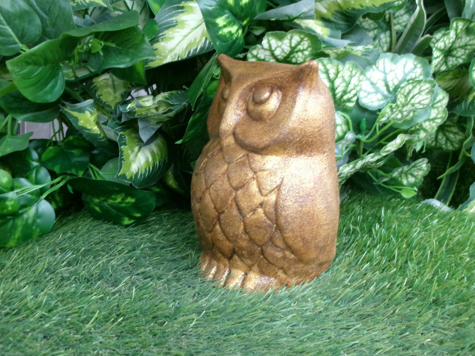 Concrete Owl Statue 5x5x7.25" High