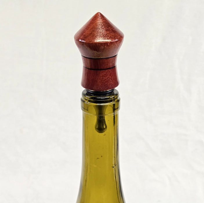 Bottle Stopper - Stainless Steel - Abstract Shapes