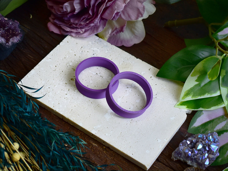 Ear Tunnels 10-100mm Purple | Pair | Ultra Light Thin-wall Ear Plugs | Gauge Earrings | Gauged Plugs