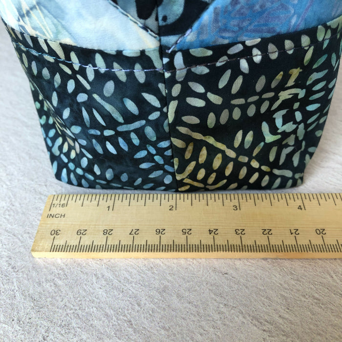 Patchwork Blue Green Batik Tote/Bag