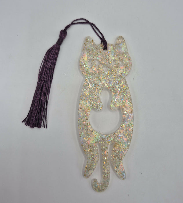 Gold Cat Bookmark
