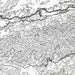 Zoomed in view of Great Smoky Mountains National Park poster with a topographic map.