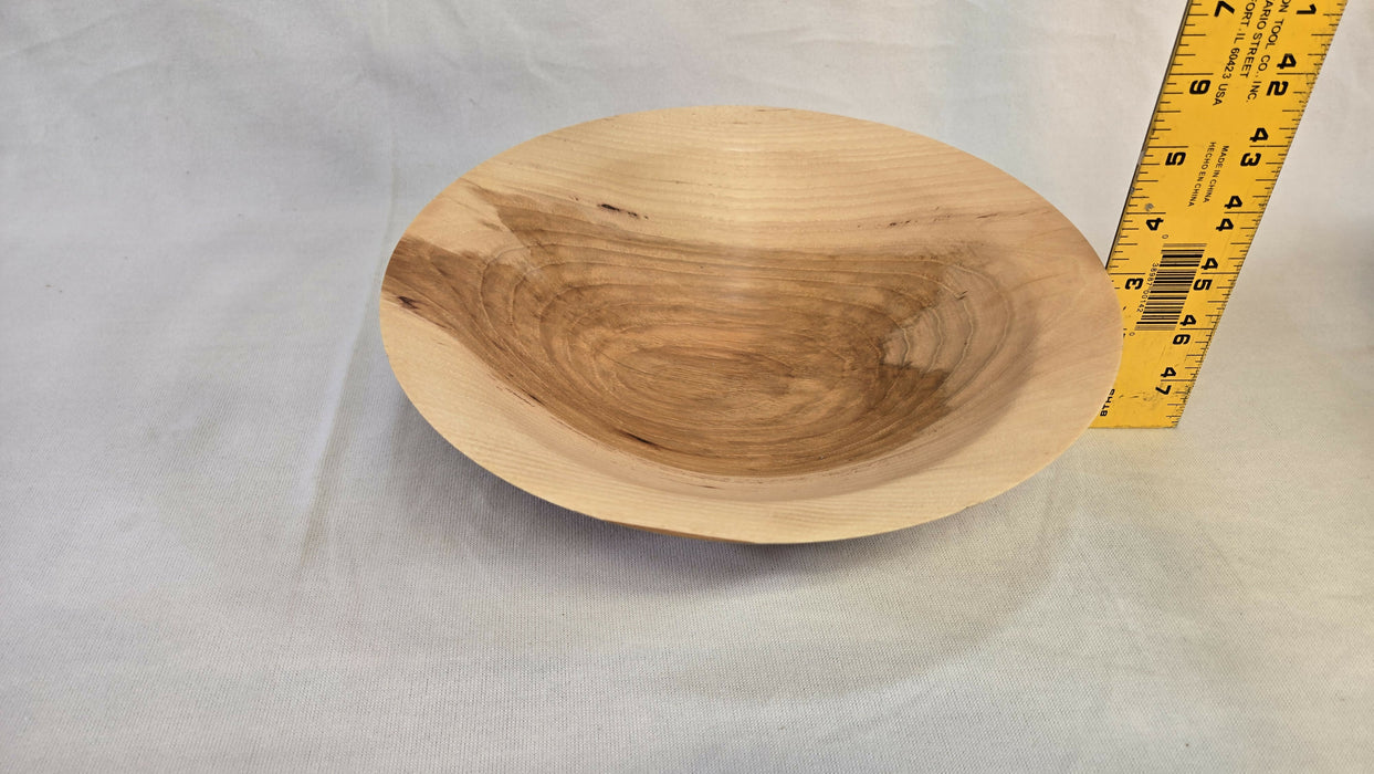 Ash Bowl 10-7/8" Hand Turned