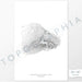 Example art map print of Haleakala National Park. Art uses verticle orientation. Print shows landscape of the area using elevation data. On the artwork is a title and concise info of location and elevation. Custom map decor