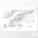 Horizontal custom topo map print of Half Dome, Yosemite. Contour lines show the steep topography of the area. Mountain elevation artwork.