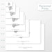 All sizes of horizontal prints for Hawai'i Volcanoes National Park poster with topographic map.