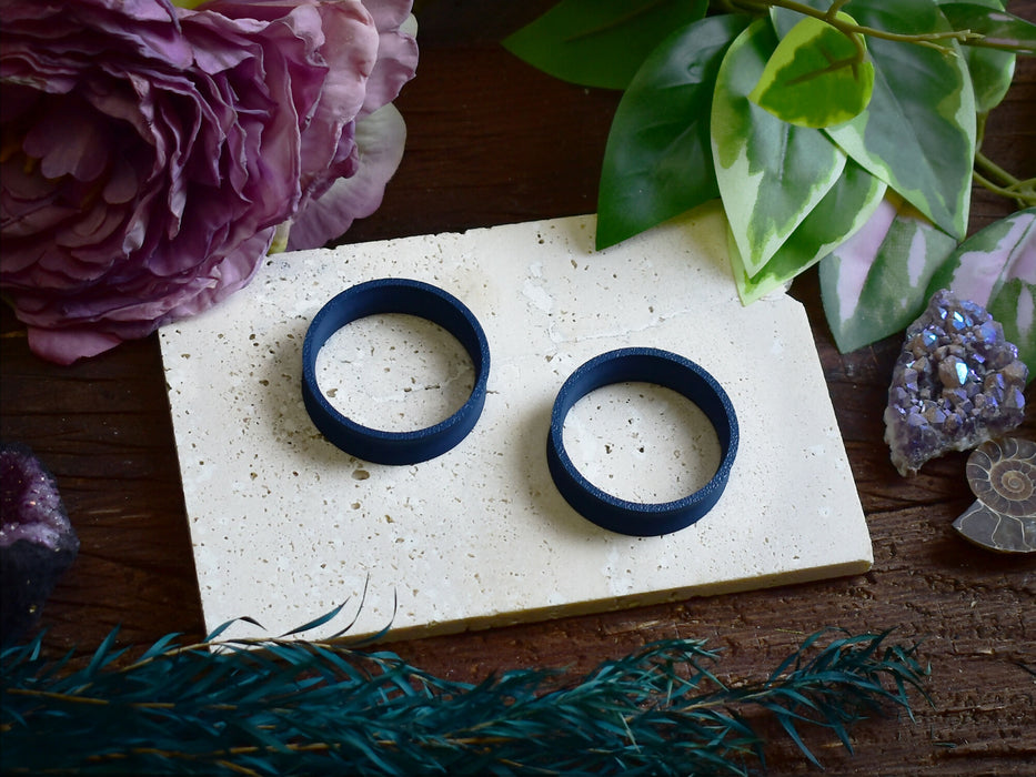 Ear Tunnels 10-100mm Army Blue | Pair | Ultra Light Thin-wall Ear Plugs | Gauge Earrings | Gauged Plugs