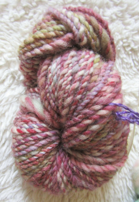 Handspun 2 ply wool Riverstone