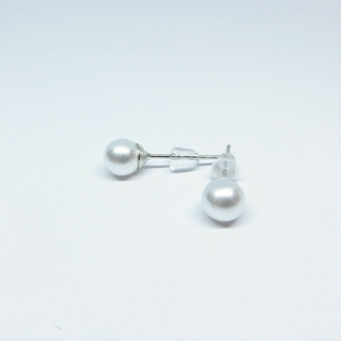 Fresh Water Pearl Earrings in 2 colors and 3 sizes or as a 6 pack. Magnetic, Hypoallergenic Surgical Steel Stud or Clip-on