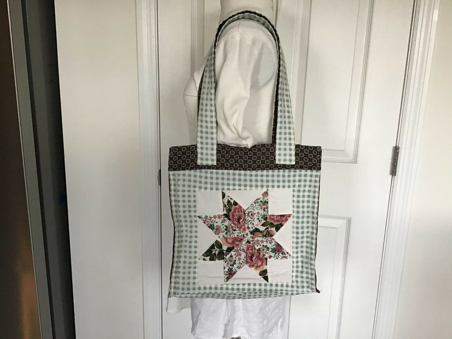 Upcycled market bag or library book bag