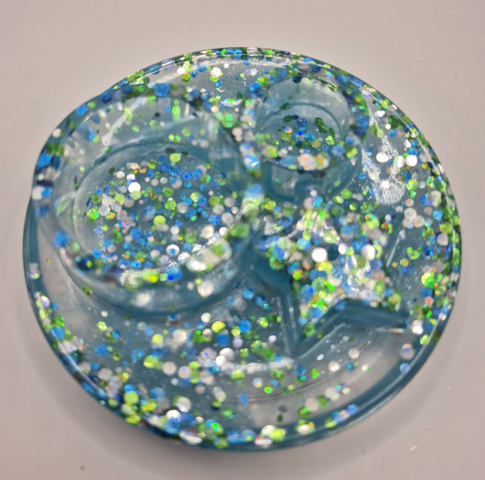 Blue Green Incense Holder