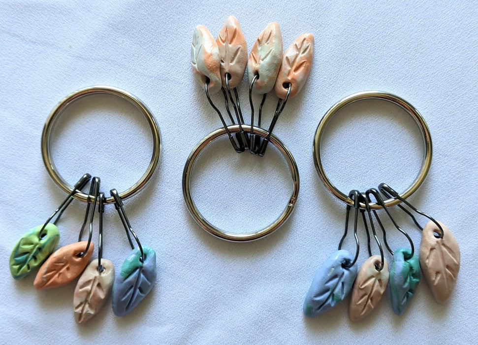 Leaf Stitch Markers (Set of 4)