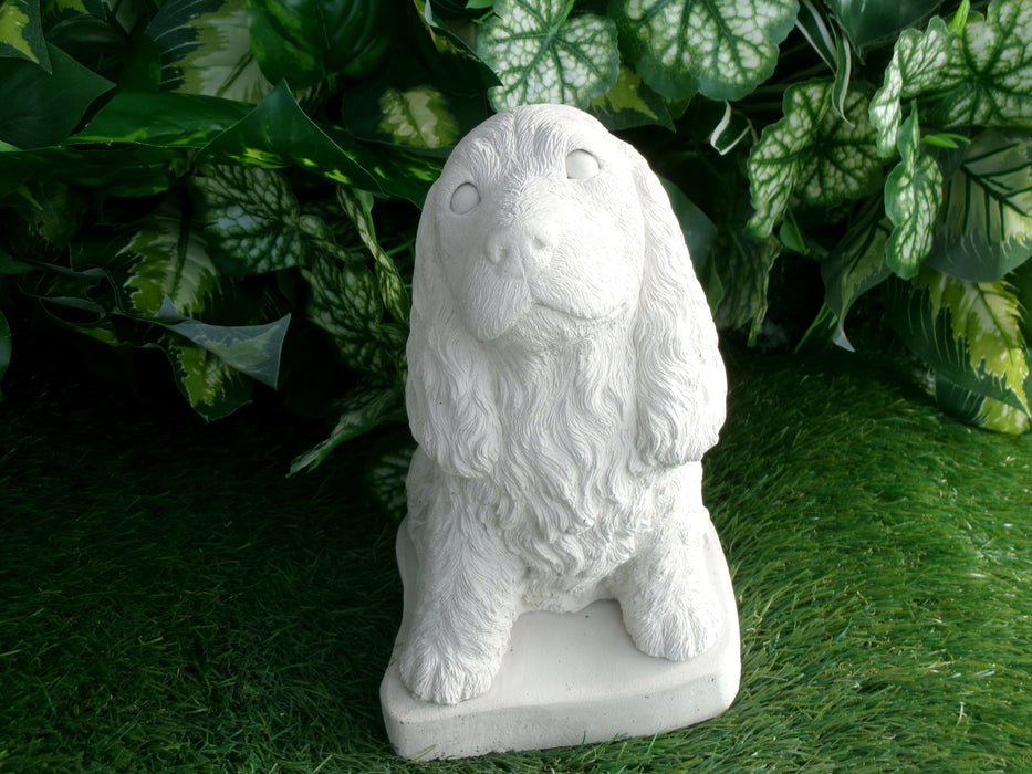 Cocker Spaniel Concrete Statue 5x6x9" High