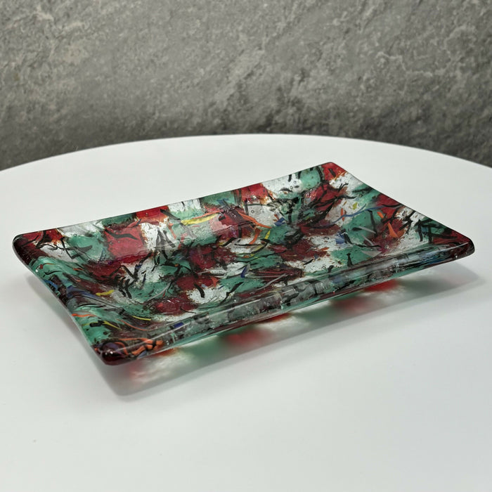 Fused Glass Soap Dish