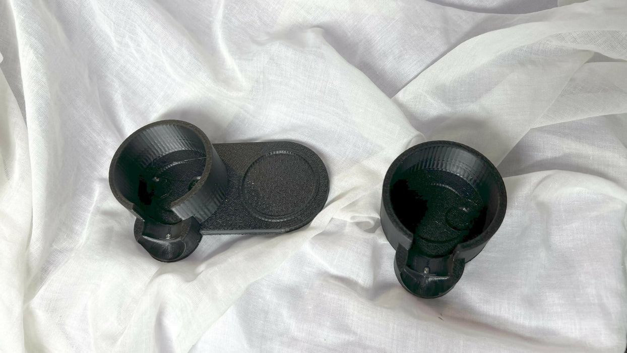 Compact espresso tamping station for 54mm portafilters (Breville/Sage)