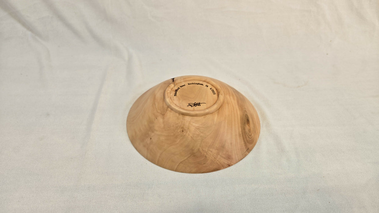 Bradford Pear Bowl 8" Hand Turned