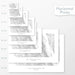 All sizes of horizontal prints for Kings Canyon National Park poster with topographic map.