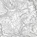 Close up of Kings Canyon National Park decorative map.