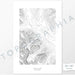 Vertical orientation Lake Louise, Banff, Alberta, Canada poster with topographic map design.