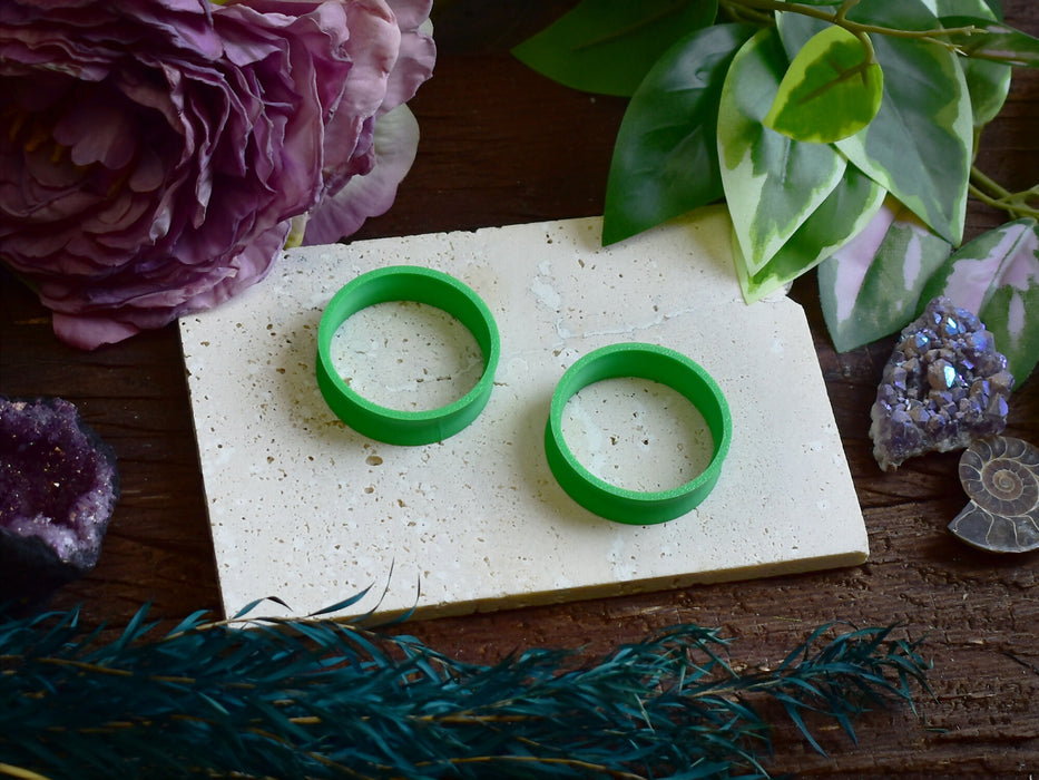 Ear Tunnels 10-100mm Green | Pair |Ultra Light Thin-wall Ear Plugs | Gauge Earrings | Gauged Plugs