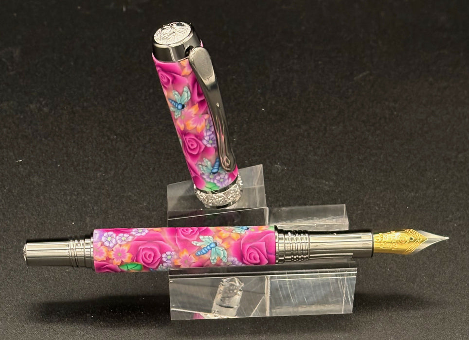 Polymer Clay Rollerball or Fountain Pen