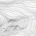 Close-up of contour lines that represent topography on the map poster of the Matterhorn, Switzerland.
