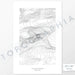 Vertical orientation the Matterhorn, Switzerland poster with topographic map design.