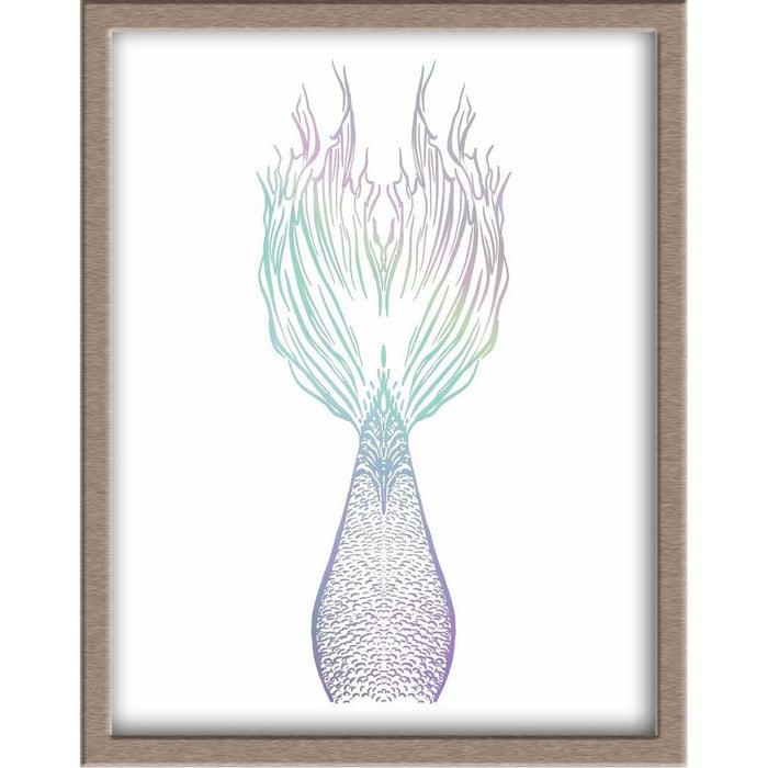 Mermaid Tail 2 Foiled Print Posters, Prints, & Visual Artwork JoyousJoyfulJoyness 