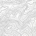 Close up of Mount Rogers, Virginia decorative map.