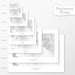 All sizes of horizontal prints for Mount St. Helens, Washington poster with topographic map.