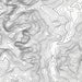 Close look at Mount Washington's topographic map art. Clean lines give it a modern and minimalist style.