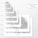 All sizes of horizontal prints for Mount Whitney, California poster with topographic map.