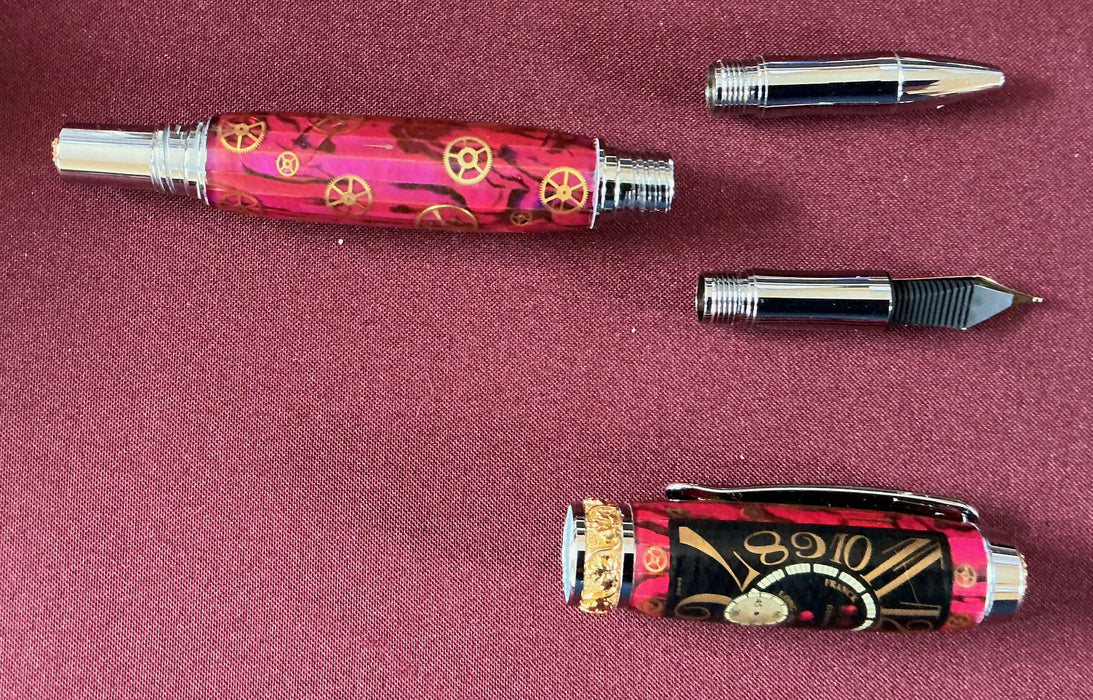 Pink Abalone Rollerball/Fountain Pen