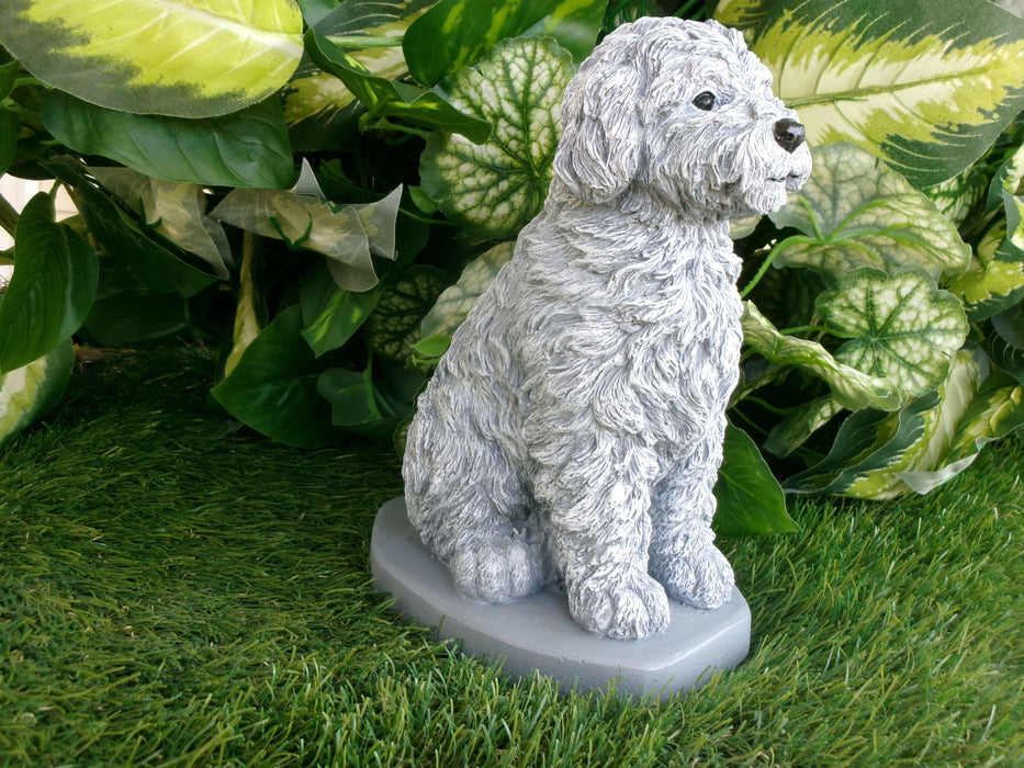 Cockapoo Concrete Statue 4.5x6.8.25" High
