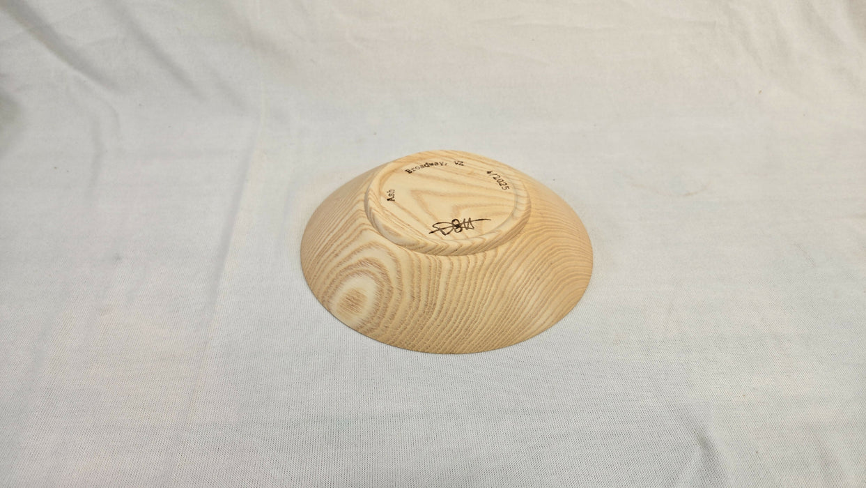 Ash Bowl 8-1/8" Hand Turned