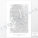 Vertical orientation North Cascades National Park poster with topographic map design.