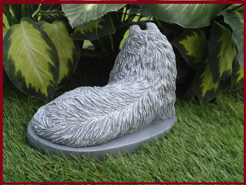 Concrete Sheltie Shetland Sheepdog statue figurine garden decor pet loss memorial Sheltie lovers gift Various Finishes