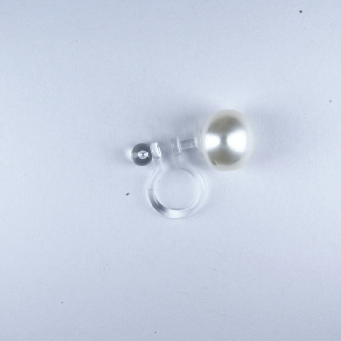 Fresh Water Pearl Earrings in 2 colors and 3 sizes or as a 6 pack. Magnetic, Hypoallergenic Surgical Steel Stud or Clip-on