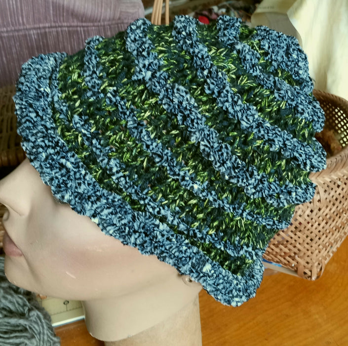 Striped Cotton Beanie