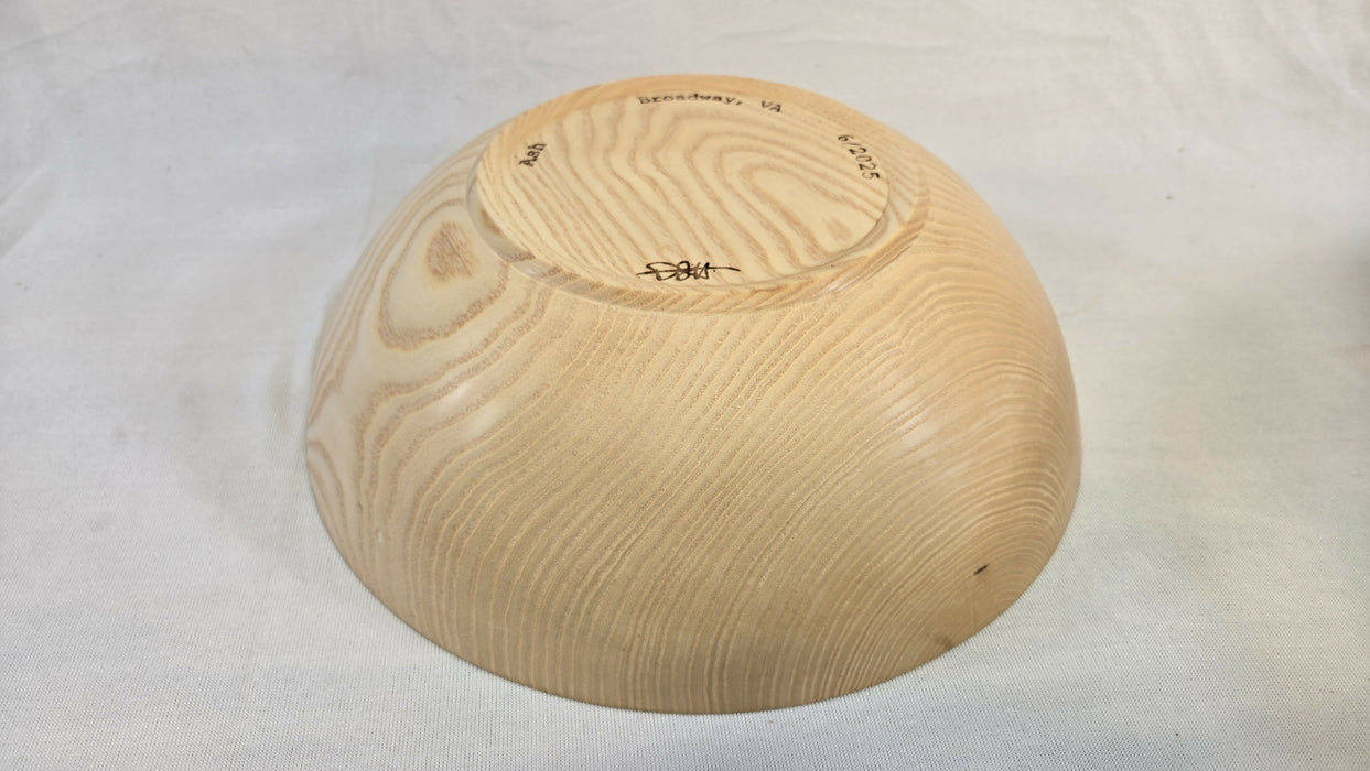 Ash Bowl 13-1/4" Hand Turned