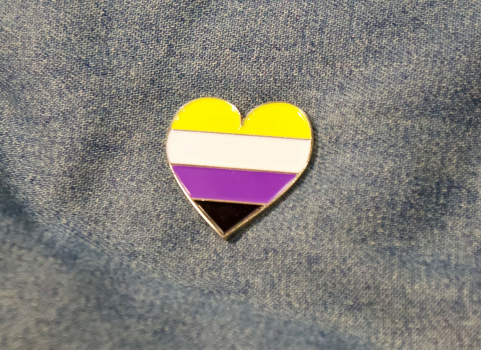 Pride Heart Enamel Pin