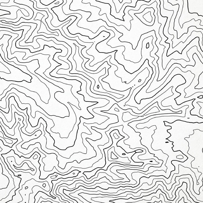Close up of Park City Ski Resorts (Snowbird, Deer Valley, Solitude, Brighton, Alta) decorative map.