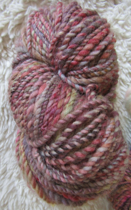 Handspun 2 ply wool Riverstone