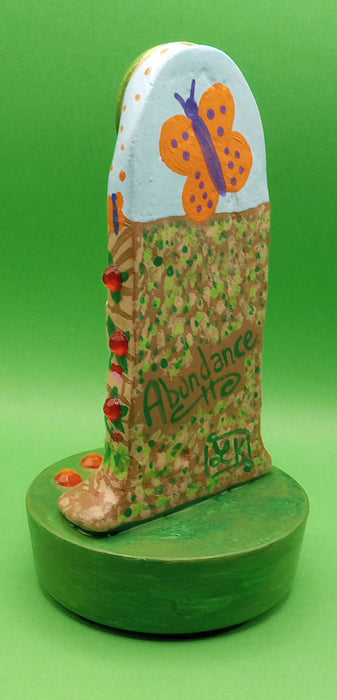 Abundance Stela Style Altar Figurine
