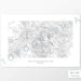 Horizontal Rocky Mountain National Park poster with topography.