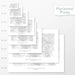 All sizes of horizontal prints for Rocky Mountain National Park poster with topographic map.