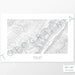 Mountain art print of Spruce Knob, West Virginia with a topographic map. Black contour lines on a white background.