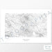 Horizontal custom topo map print of the Three Sisters, Oregon. Contour lines show the mountain topography of the area. Mountain map art.