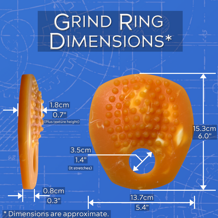 Grind Ring | Platinum Cure Silicone Grinding Pad for Couples or Sol... Grind Ring | Platinum Cure Silicone Grinding Pad for Couples or Sol...