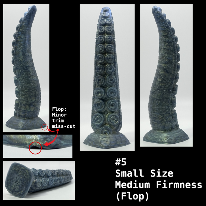 NSFW * Takuma - The Nanaimoteuthis Tentacle Dildo (Pre-Mades - Small Size) * Body-Safe Platinum Cure Silicone